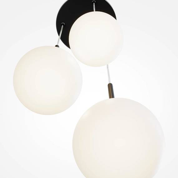 Wisząca lampa Basic form czarny matowy (MOD321PL-03B) - Maytoni