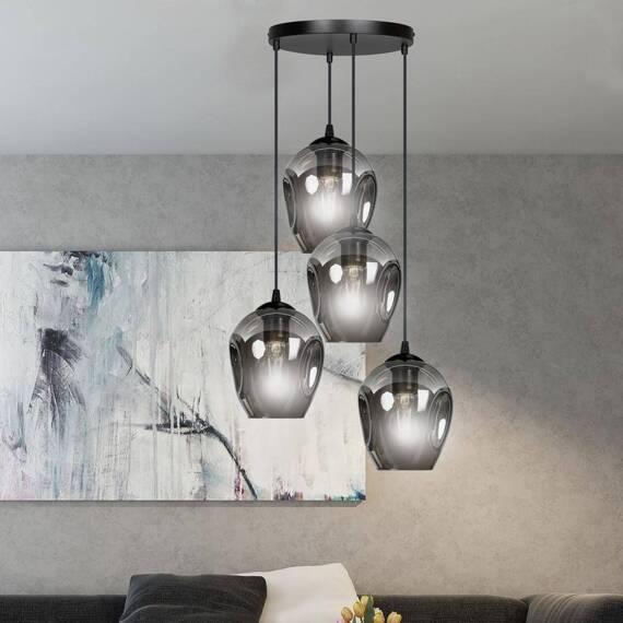 Wisząca lampa ISTAR 4 BL PREMIUM GRAFIT czarny (680/4PREM) - Emibig