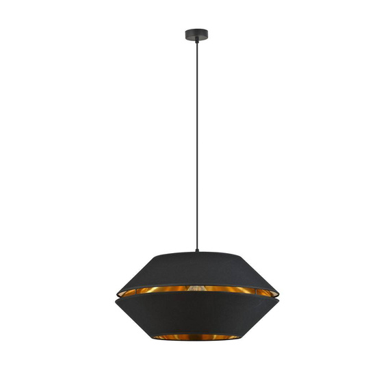 Wisząca lampa  PIANO 1 BLACK/GOLD  czarny (1183/1) - Emibig