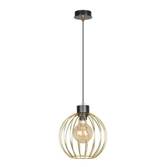 Wisząca lampa PINETA 1B BLACK/GOLD (559/1B) - Emibig