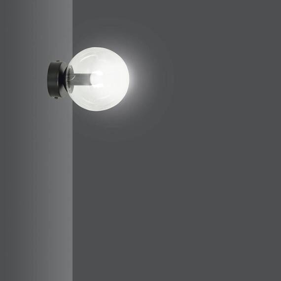 Wisząca lampa ROSSI K1 BL TRANSPARENT czarny (874/K1) - Emibig