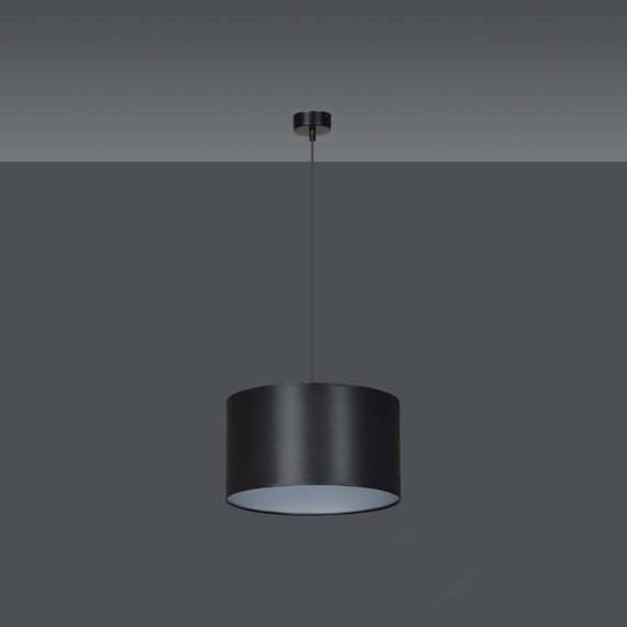 Wisząca lampa ROTO 1 BL BLACK/SILVER czarny-Srebrny (185/1) - Emibig