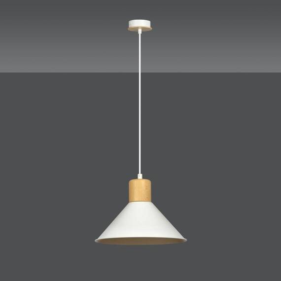 Wisząca lampa ROWEN 1 WHITE biały (1045/1) - Emibig