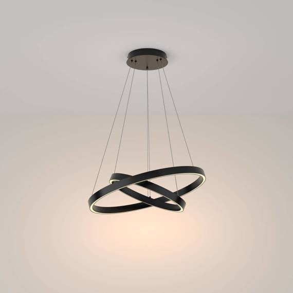 Wisząca lampa Rim czarny (MOD058PL-L55B3K) - Maytoni