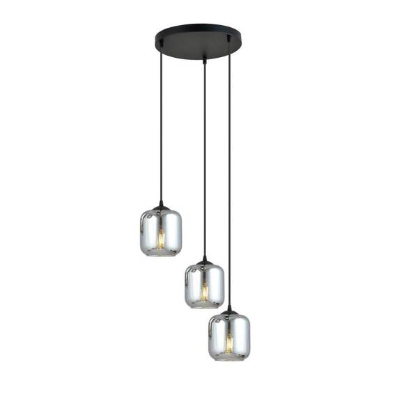 Wisząca lampa STORM 3 PREM czarny (1176/3PREM) - Emibig