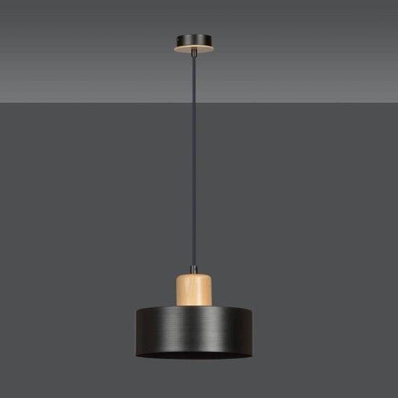 Wisząca lampa TORIN 1 BLACK czarny (1046/1) - Emibig