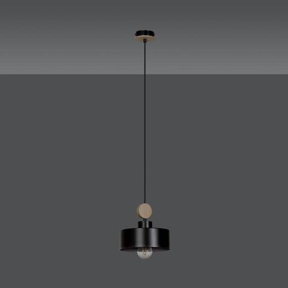 Wisząca lampa TUNISO 1 BLACK czarny (582/1) - Emibig