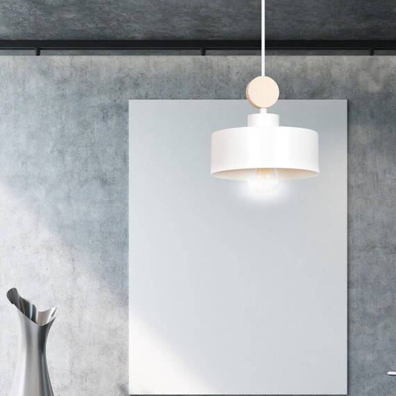 Wisząca lampa TUNISO 1 WHITE biały (583/1) - Emibig