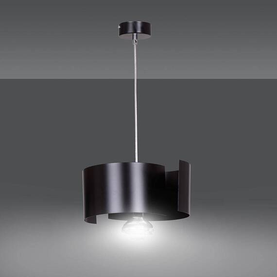 Wisząca lampa VIXON 1 BLACK czarny (284/1) - Emibig