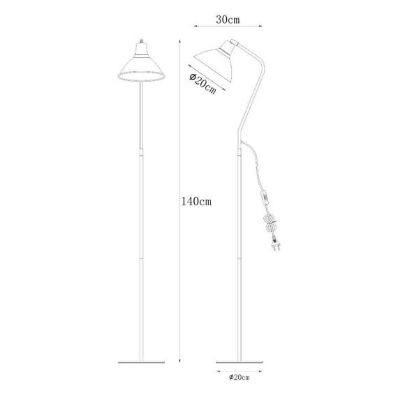 Zuma Line A4006 Lampa Stojąca Celso