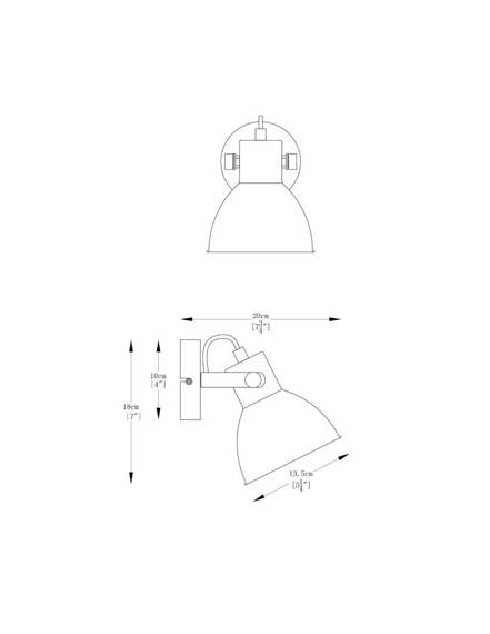 Zuma Line Delta A6010-1 Lampa ścienna