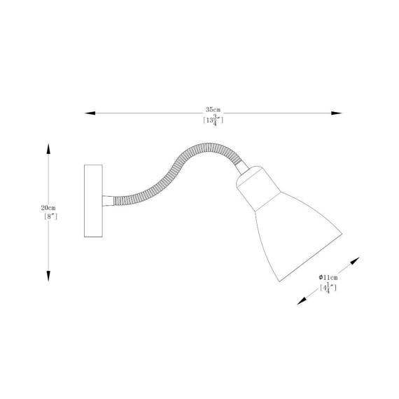 Zuma Line Lampa ścienna Mora A6008