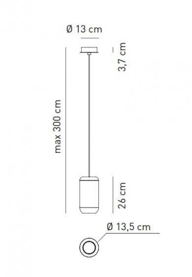 Zwis AXO Light U-Light SPURBANMNIXXLED Nikiel