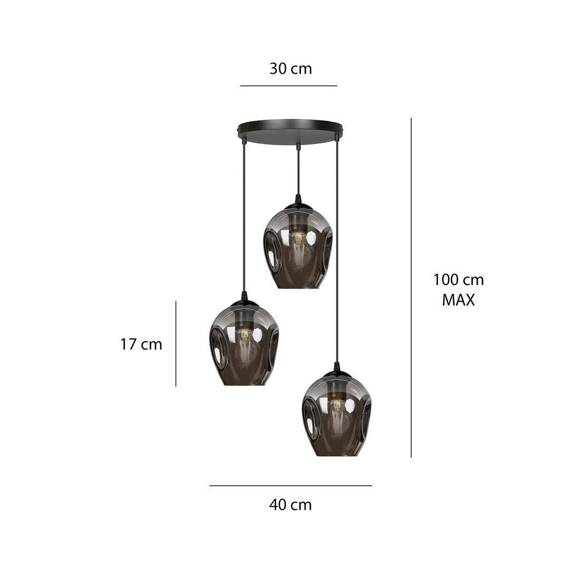 Zwis ISTAR 3 BL PREMIUM GRAFIT czarny (680/3PREM) - Emibig