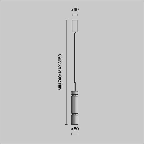 Zwis MOD272PL-L12CH3K1 Maytoni Ordo