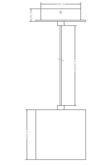 Zwis Zuma Line BOX 50624 wh