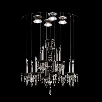 Żyrandol Facon de Venice LIMELIGHT 12.4 crystal/black