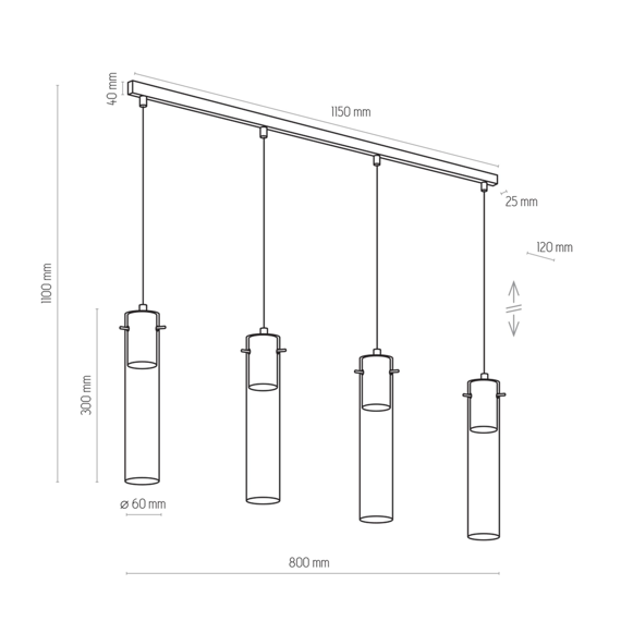 Żyrandol TK 3149 Lighting Look