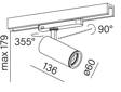 Aqform Hyper zoom 16446-M930-Z3-00-12 Lampa do szyno przewodu 3-fazowy