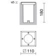 Bora 037B-G21X1A-30 Oprawa gruntowa Novolux