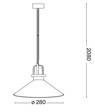 Eris Lampa Wisząca Ideal Lux 238173