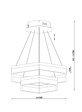 Hexagon L-CD-108 Lampa Wisząca Zuma Line LED