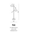 Kaja black FL-13054 AZzardo Lampa Podłogowa