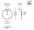 Kinkiet Estiluz Revolta A-3630 czarny