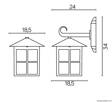 Kinkiet SU-MA Wenecja K 3012/1/KW