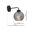 Lampa Ścienna Milagro Sofia MLP65751 Smoked