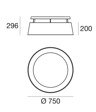 Lampa Sufitowa MA&DE Oxygen 8086