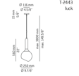 Lampa Wisząca Estiluz Luck T-2443