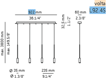 Lampa Wisząca Estiluz Volta L92.4S-M 