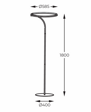 Lampa podłogowa Corit Zuma Line E82907-31