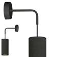 Lampa ścienna BENTE K1 BL BLACK czarny (1067/K1) - Emibig