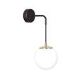 Lampa ścienna OGNIS K1 BLACK czarny (966/K1) - Emibig