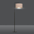 Lampa stojąca HILDE LP1 BL ROSE czarny (1053/LP1) - Emibig