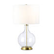 Lampa stołowa Elstead Lighting ORB-CLEAR-AB-WHT Orb