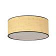 Lampa sufitowa ASTON 3 RATTAN czarny (1149/3) - Emibig