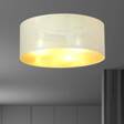 Lampa sufitowa ASTON 3 WHITE/GOLD czarny (1147/3) - Emibig