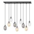 Lampa sufitowa ASTRAL 9 BL MIX czarny (1268/9M1) - Emibig