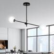 Lampa sufitowa BORG 2 BLACK czarny (1010/2) - Emibig