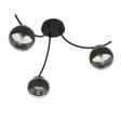 Lampa sufitowa BOSTON 3 BLACK/STRIPE czarny (1111/3) - Emibig