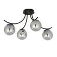 Lampa sufitowa BOSTON 4 BLACK/GRAFIT czarny (1110/4) - Emibig