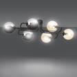 Lampa sufitowa BRENDI 6A BL MIX 2 czarny (834/6A2) - Emibig