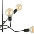 Lampa sufitowa FRIX  6 BLACK czarny (1126/6) - Emibig