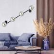 Lampa sufitowa GIA 4 GRAFIT czarny (1210/4) - Emibig