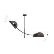 Lampa sufitowa GLADIO 2 BLACK czarny (1170/2) - Emibig