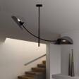 Lampa sufitowa GLADIO 2 BLACK czarny (1170/2) - Emibig