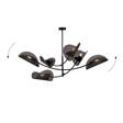 Lampa sufitowa GLADIO 6 BLACK czarny (1170/6) - Emibig